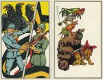 Lot mit 17 AK ex Set Künstler Kriegspostkarten pub Schulz Prag 1915
