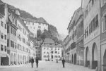 J. Vinzenz, Feldkirch um 1890/1900 Albumin Cabinet (leicht fleckig)