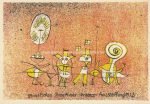 Litho Bauhauskarte #5 Paul Klee 1923