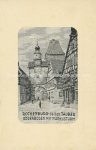 Seidenkarte Rothenburg ob der Tauber um 1930