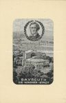 Seidenkarte Bayreuth Richard Wagner um 1930