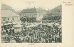 Czernowitz Ringplatz mit Tramway um 1900