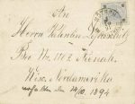 Brief von Nötsch im Gailtal in die USA 1894