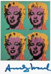 Autogramm Andy Warhol &#8211; Marilyn Monroe &#8211; um 1980