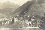 Fotokarte &#8211; St. Lucia Tolmein Idria Brücke &#8211; um 1915