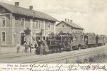 Bautsch &#8211; Bahnhof &#8211; 1907