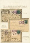 Lot mit ca. 170 amtlichen Postkarten &#8211; Österreich &#8211; 1917 bis 1920 (auf Blättern in Ordnern)