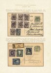 Lot mit ca. 190 amtlichen Postkarten &#8211; Österreich &#8211; 1921 bis 1924 (auf Blättern in Ordnern)