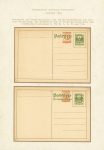 Lot mit ca. 179 amtlichen Postkarten &#8211; Österreich &#8211; 1925 bis 1930 (auf Blättern in Ordnern)