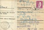 Überroller Feldpostanweisung nach Strem/Güssing &#8211; 1945/46