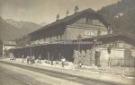 Fotokarte &#8211; Imst Bahnhof &#8211; um 1922