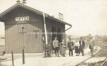 Fotokarte &#8211; Tiffen Bahnhof &#8211; 1923