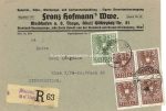 Lot mit 4 Belegen Österreich u.a. Reko Porto &#8211; 1945/47