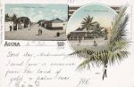 Litho Gold Coast Accra sent to Belgium  &#8211; 1900