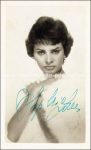 Fotokarte &#8211; Autogramm Sophia Loren &#8211; um 1950