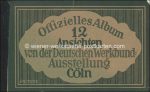 Album 12 AK DWB Ausstellung Köln J. Nitsche &#8211; 1914 (Umschlag Eckfehler)
