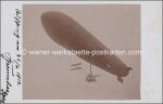 Fotokarte Zeppelin Wien Parseval &#8211; 1912