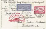 Karte Polarfahrt &#8211; Graf Zeppelin &#8211; bis Leningrad &#8211; 24.7.1931