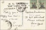 AK North Borneo Sandakan nach Suez &#8211; 1907