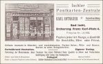 Bad Ischl Postkartenzentrale Rothauer &#8211; um 1920