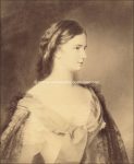 Kaiserin Elisabeth &#8211; Foto von Portrait &#8211; 21&#215;25,4 cm &#8211; um 1870