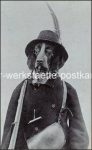 Dackel als Jäger &#8211; CDV Wien &#8211; um 1910