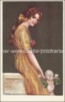 Lot 6 AK Corbella Frauen, Puppen, Teddy &#8211; um 1920 &#8211; color