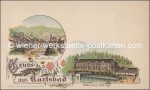 Litho Karlsbad pub. Karlmann&amp;Franke &#8211; um 1890