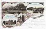 Lot über 220 AK Salzburg Stadt mit Lithos + Details etc. &#8211; 1898/1950 &#8211; color/sw