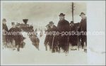 Fotokarte Lussnitz Winter Eisenbahn-  1899
