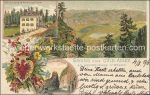 Litho Mendelpass GH zum goldenen Adler &#8211; 1896