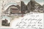 Litho Naturns Hotel Post &#8211; 1896