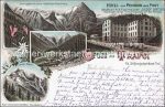 Litho Trafoi Hotel zur Post &#8211; 1896