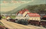 Ustiparca &#8211; Gorazda &#8211; Bahnstation &#8211; um 1910