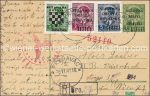 Kroatien Rekokarte nach Wien &#8211; 1941