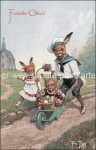 Sammlung mit 400 AK Ostern davon 56 AK Arthur Thiele u.a. einige Kinder im Krieg &#8211; viele Prägekarten &#8211; 1900/1930 &#8211; color/sw