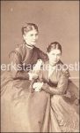 Fanny Feifalik mit Schwester um 1870/1880 &#8211; 4 CDV