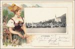 Prägekarte Attersee &#8211; 1903