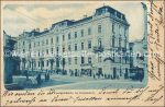 Gmunden Postgebäude mit Tramway &#8211; 1910