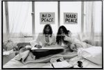 John Lennon + Yoko Ono Amsterdam 1968 &#8211; Foto in Passepartout &#8211; RS signiert Tony Grylla &#8211; 27&#215;18 cm