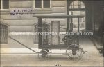 Strassenreinigung um 1910 &#8211; Wien Foto 17&#215;11 cm &#8211; RS Montagespuren