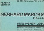 Ausstellung Kunstverein Jena &#8211; Gerhard Marks &#8211; 1927 (Walter Dexel)