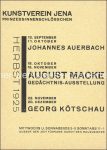 Ausstellung Kunstverein Jena &#8211; Dexel &#8211; 1925