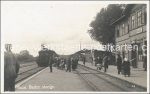 Fotokarte &#8211; Auce Bahnhof &#8211; um 1925