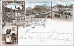 Lot über 300 AK Salzburg Stadt, Land mit Details und Lithos + einige Kofferaufkleber &#8211; 1900/1955 &#8211; color/sw