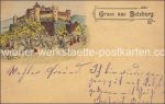 Salzburg &#8211; Holzkarte &#8211; um 1910