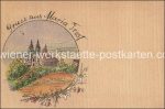 Maria Trost &#8211; Holzkarte &#8211; um 1905