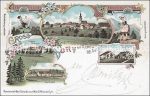 Litho &#8211; Dorf bei Riedau &#8211; 1898