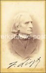 Franz Liszt Autogramm &#8211; CDV Fritz Luckhardt &#8211; um 1880