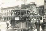 Strazza Photo Reportage &#8211; Foto di attualita Straßenfotograf Straßenbahn Padova &#8211; Silberabzug um 1925 &#8211; 16&#215;11 cm